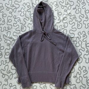 Lululemon Double Knit Sweater Hoodie Dusky Lavender